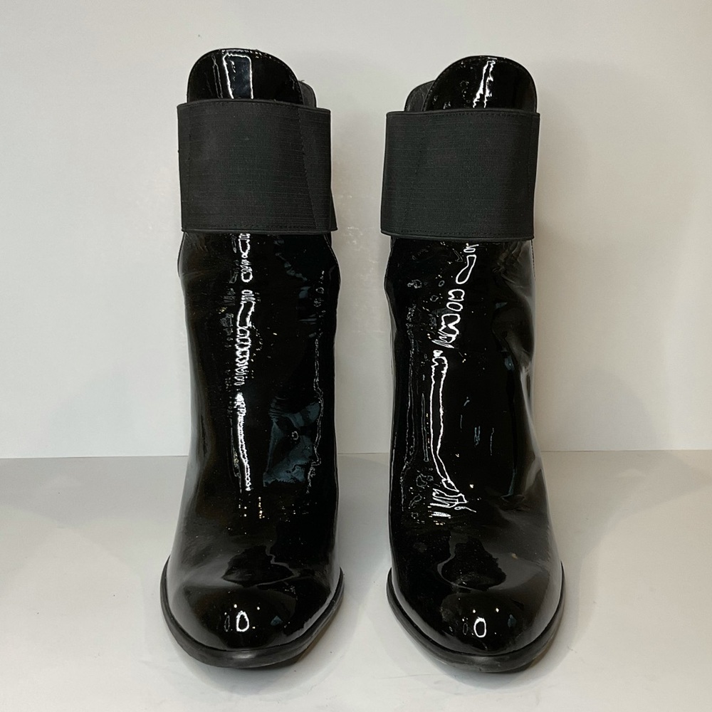 Stuart Weitzman Patent Leather Black Ankle boots Size 40/US 9.5
